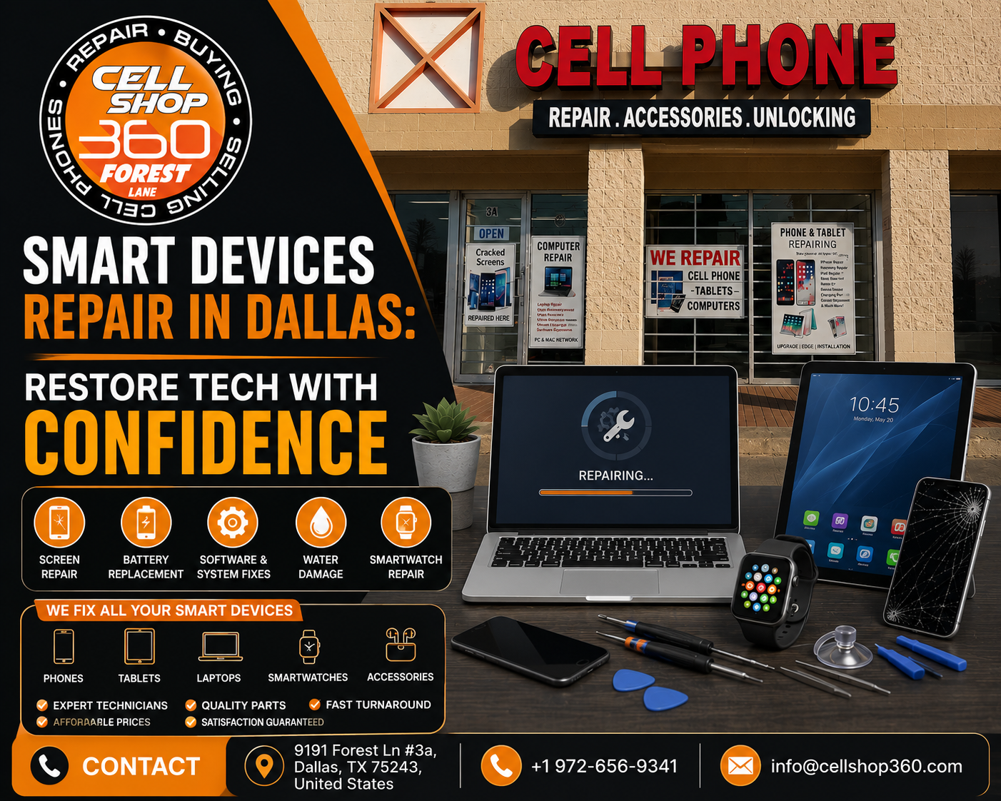 Smart Devices Repair in Dallas: Restore Tech With Confidence